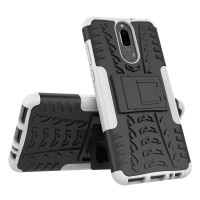 Чехол Hybrid Armor для Huawei Mate 10 Lite / Nova 2i (черный + белый)