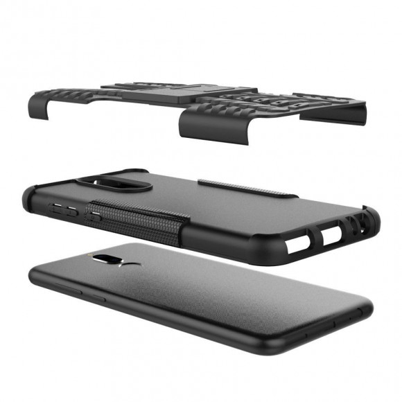 Чехол Hybrid Armor для Huawei Mate 10 Lite / Nova 2i (черный + белый) Чехол Hybrid Armor для Huawei Mate 10 Lite / Nova 2i (черный + белый)