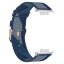 Нейлоновый ремешок с разноцветным плетением для Huawei Watch Fit 2 (синий)