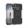 Чехол Hybrid Armor для Huawei P20 Lite / Nova 3e (черный + белый)