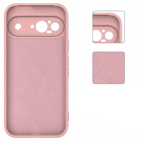 Силиконовый чехол Mobile Shell для Google Pixel 9 (розовый) Силиконовый чехол Mobile Shell для Google Pixel 9 (розовый)