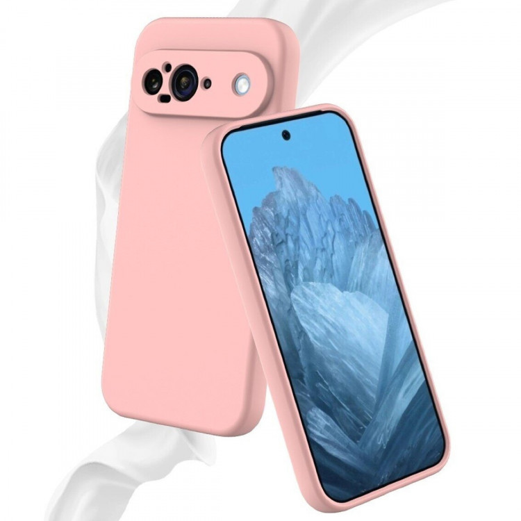 Силиконовый чехол Mobile Shell для Google Pixel 9 (розовый)