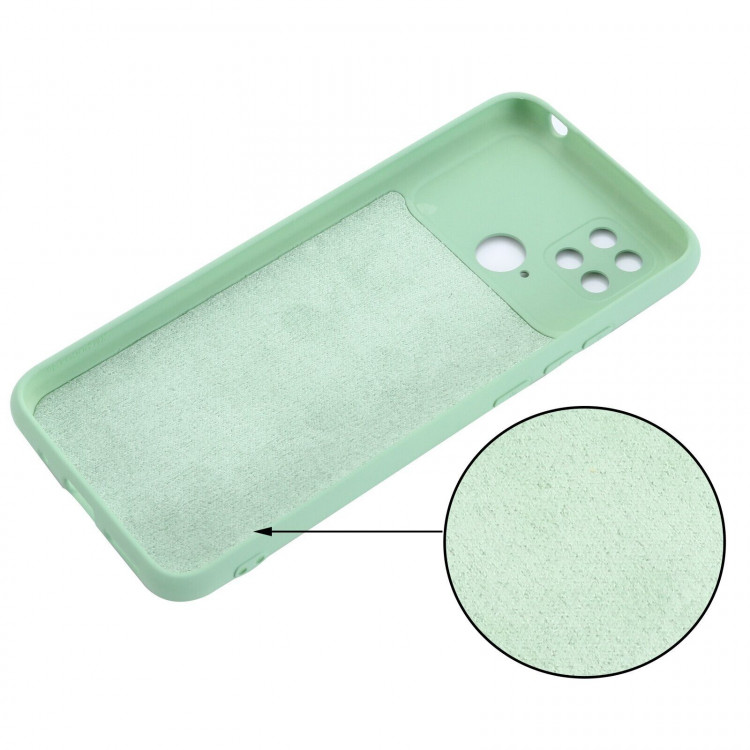 Силиконовый чехол Mobile Shell для Xiaomi Poco C40 (зеленый)