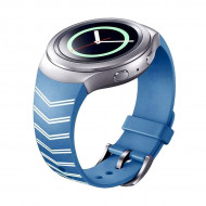 Силиконовый ремешок Watch Silk для Samsung Gear S2 (голубой)