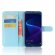 Чехол с визитницей для Huawei Honor V10 / View 10 (голубой)