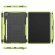 Чехол Hybrid Armor для iPad Pro 11 (2022, 2021, 2020) (черный + зеленый)