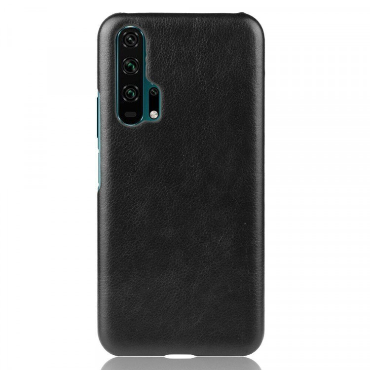Кожаная накладка-чехол для Huawei Honor 20 Pro (черный)