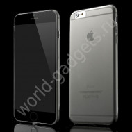 Чехол из мягкого пластика для iPhone 6 Plus (серый)