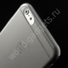 Чехол из мягкого пластика для iPhone 6 Plus (серый)