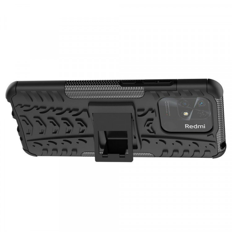 Чехол Hybrid Armor для Xiaomi Redmi 10C (черный)