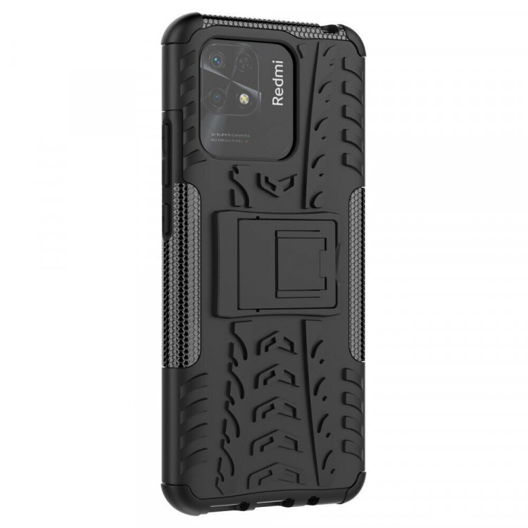 Чехол Hybrid Armor для Xiaomi Redmi 10C (черный)