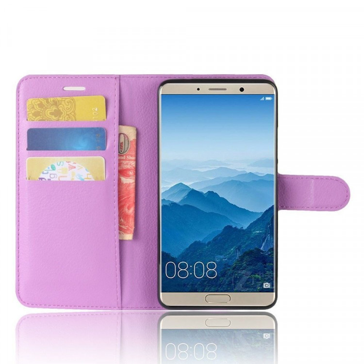 Чехол с визитницей для Huawei Mate 10 (фиолетовый)