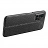 Чехол-накладка Litchi Grain для Xiaomi Redmi 10 / Redmi 10 2022 (черный)