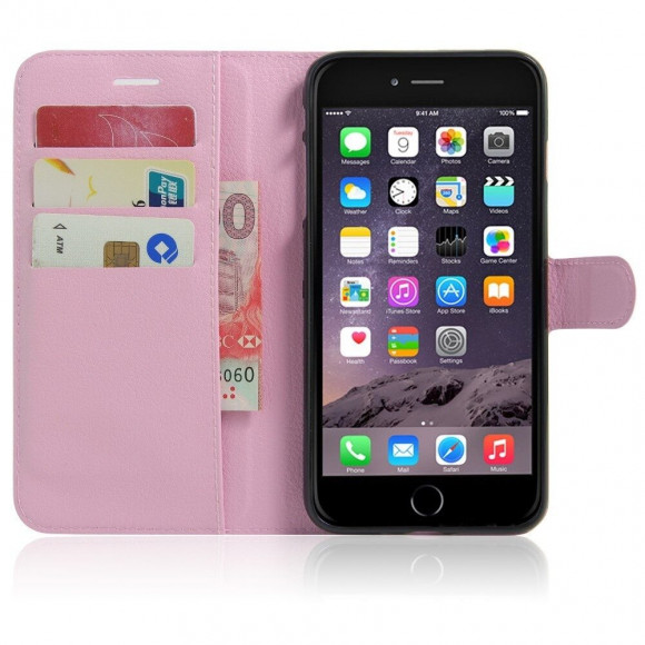 Чехол для iPhone 7 Plus / iPhone 8 Plus (розовый) с визитницей Чехол для iPhone 7 Plus / iPhone 8 Plus (розовый) с визитницей