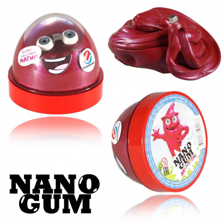 Жвачка для рук Nano gum Магни 50 гр