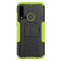 Чехол Hybrid Armor для Huawei P20 lite (2019) / nova 5i (черный + зеленый)