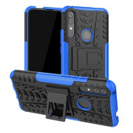 Чехол Hybrid Armor для Huawei P Smart Z / Honor 9X (STK-LX1) (черный + голубой)