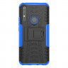 Чехол Hybrid Armor для Huawei P Smart Z / Honor 9X (STK-LX1) (черный + голубой)