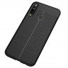 Чехол-накладка Litchi Grain для Huawei P40 lite E / Honor 9C (черный)