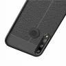 Чехол-накладка Litchi Grain для Huawei P40 lite E / Honor 9C (черный)