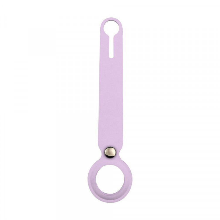 Удлиненная силиконовая подвеска для AirTag (фиолетовый)