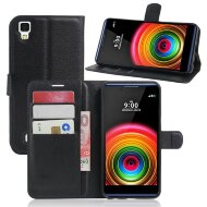 Чехол с визитницей для LG X Style K200DS (черный) Чехол с визитницей для LG X Style K200DS (черный)