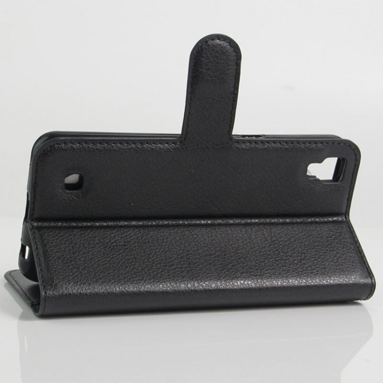 Чехол с визитницей для LG X Style K200DS (черный)