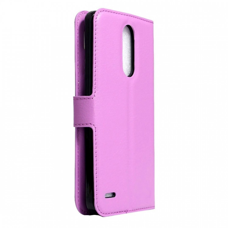 Чехол с визитницей для LG K8 (2017) X300 / M200N (фиолетовый)