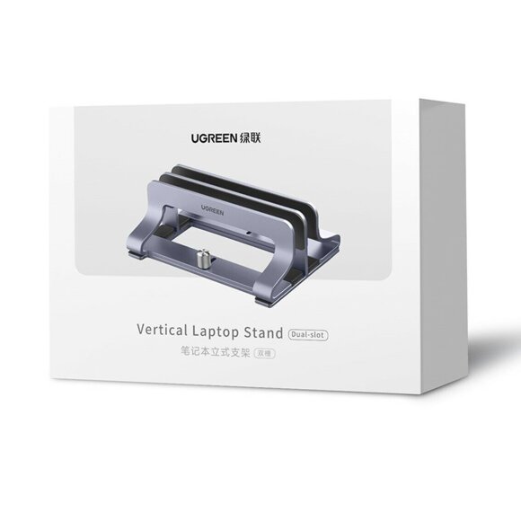 Подставка для ноутбука Ugreen Vertical Laptop Stand Dual-slot LP258 (60643) Подставка для ноутбука Ugreen Vertical Laptop Stand Dual-slot LP258 (60643)