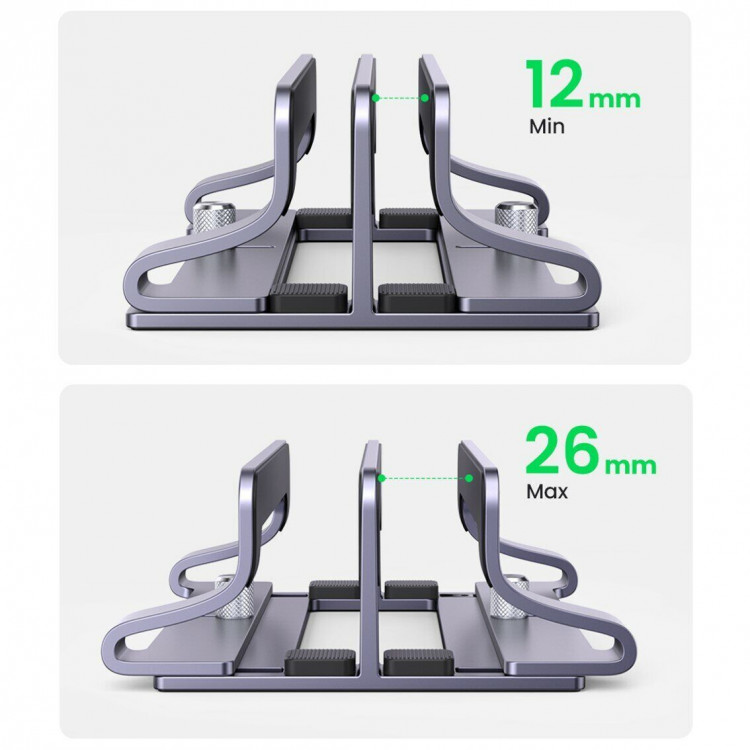 Подставка для ноутбука Ugreen Vertical Laptop Stand Dual-slot LP258 (60643)