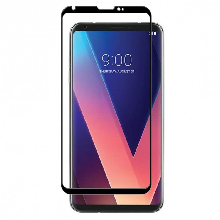 Защитное стекло 3D для LG V30 (черный)