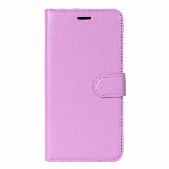 Чехол с визитницей для LG Q6 / LG Q6a / LG Q6+ (фиолетовый) Чехол с визитницей для LG Q6 / LG Q6a / LG Q6+ (фиолетовый)