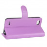 Чехол с визитницей для LG Q6 / LG Q6a / LG Q6+ (фиолетовый)