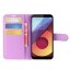 Чехол с визитницей для LG Q6 / LG Q6a / LG Q6+ (фиолетовый)