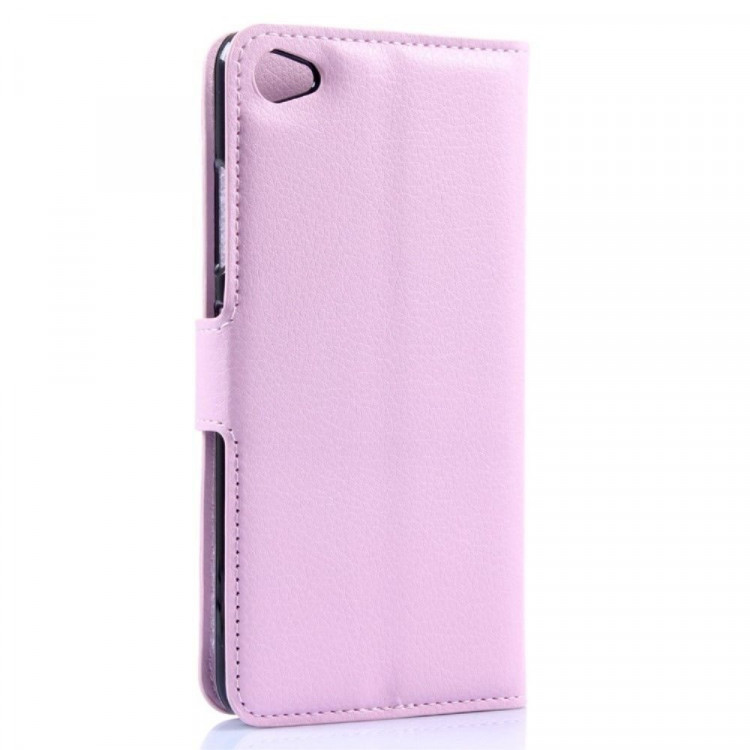 Чехол с визитницей для Lenovo Sisley S90 (розовый)