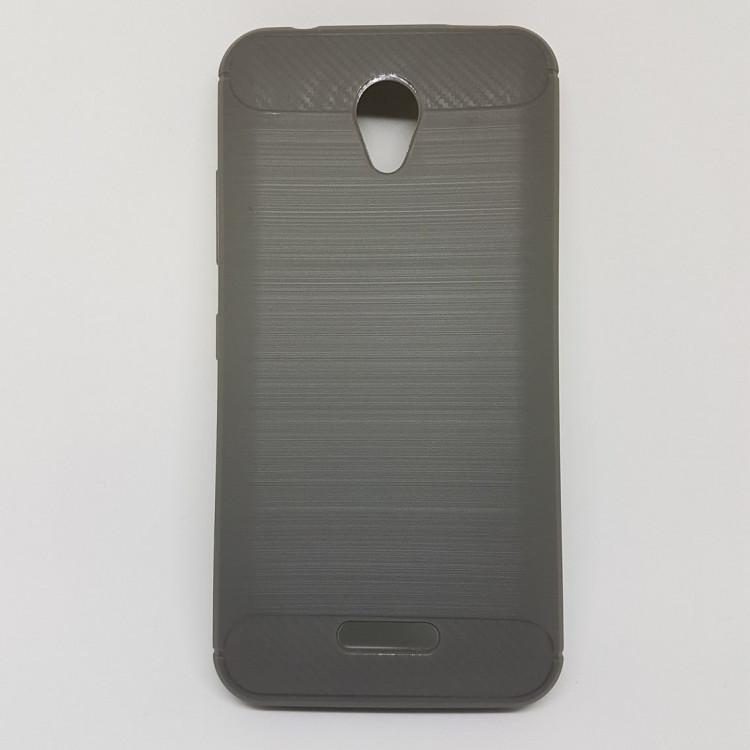 Чехол-накладка Carbon Fibre для Lenovo Vibe A Plus (A1010) (серый)