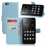 Чехол с визитницей для Lenovo Vibe C (голубой) Чехол с визитницей для Lenovo Vibe C (голубой)