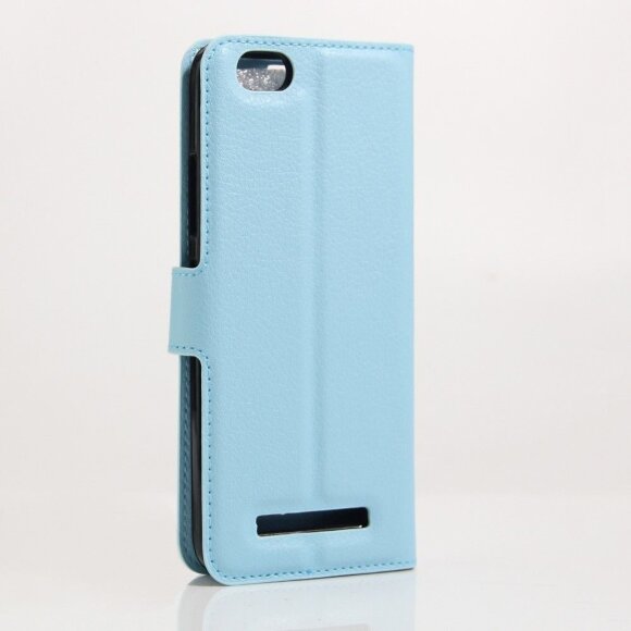 Чехол с визитницей для Lenovo Vibe C (голубой) Чехол с визитницей для Lenovo Vibe C (голубой)