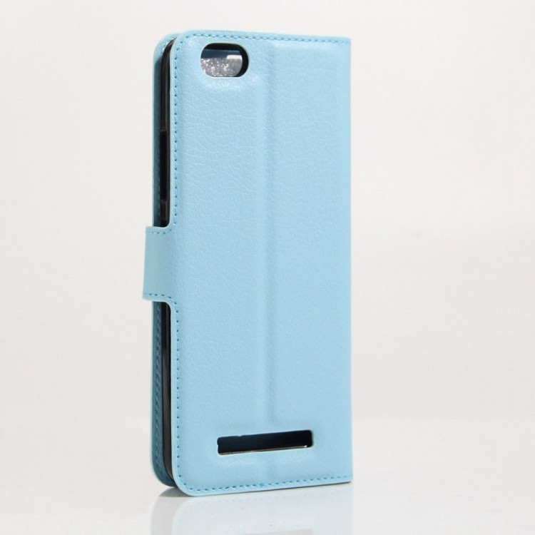 Чехол с визитницей для Lenovo Vibe C (голубой)