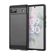Чехол-накладка Carbon Fibre для Google Pixel 6a (черный) Чехол-накладка Carbon Fibre для Google Pixel 6a (черный)