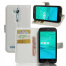 Чехол с визитницей для ASUS ZenFone Go ZB500KL (белый)