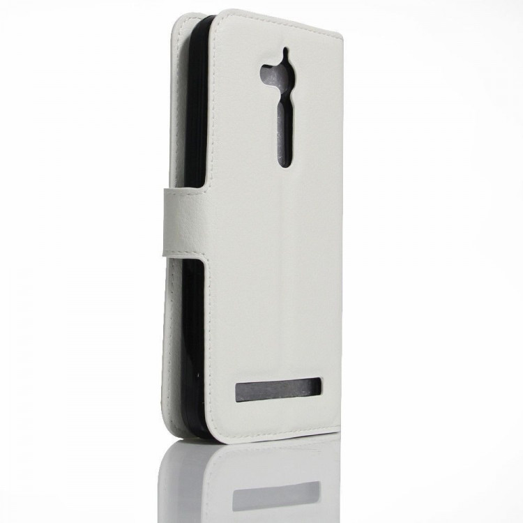 Чехол с визитницей для ASUS ZenFone Go ZB500KL (белый)