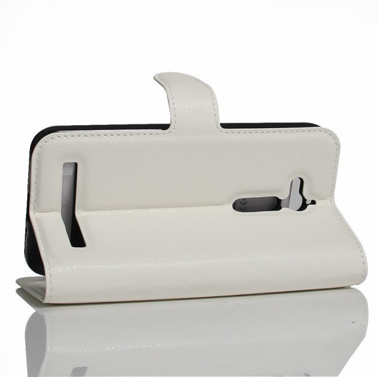 Чехол с визитницей для ASUS ZenFone Go ZB500KL (белый)