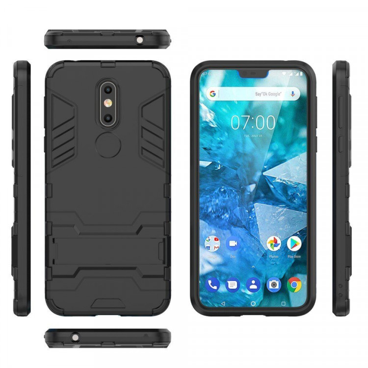 Чехол Duty Armor для Nokia 7.1 (черный)