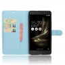 Чехол с визитницей для ASUS Zenfone 3 Ultra ZU680KL (голубой)