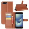 Чехол с визитницей для Asus Zenfone 4 Max ZC520KL (коричневый)