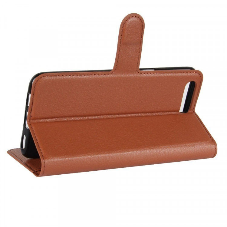 Чехол с визитницей для Asus Zenfone 4 Max ZC520KL (коричневый)