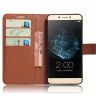 Чехол с визитницей для LeEco Le 2 / LeEco Le 2 PRO (коричневый)