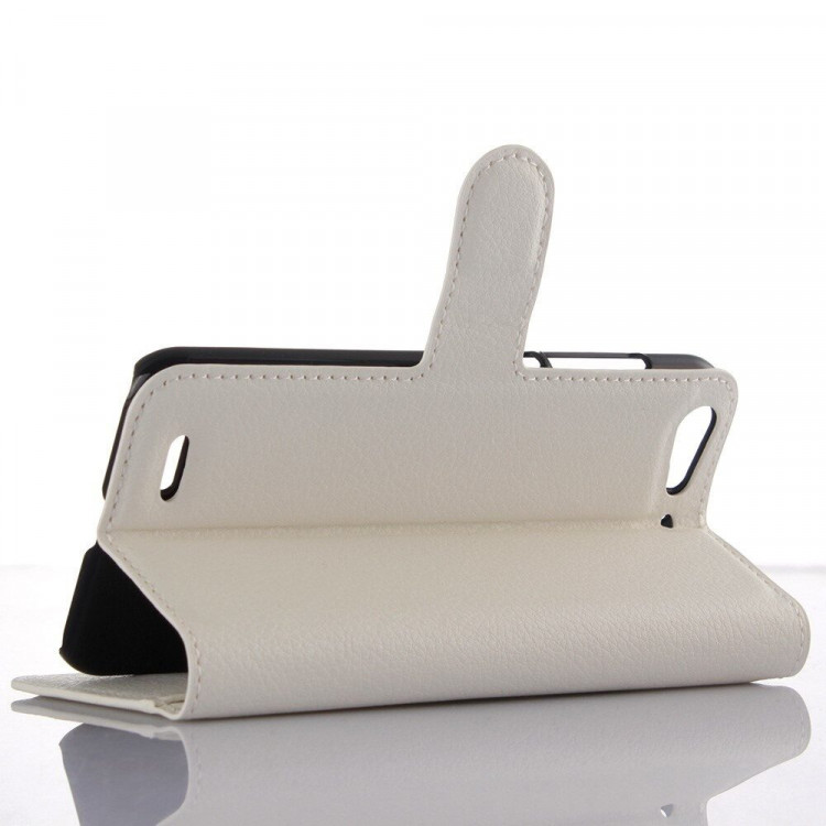 Чехол-книжка с визитницей для ZTE Blade X7 / V6 (белый)