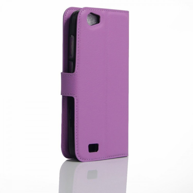 Чехол с визитницей для DOOGEE T6 / T6 Pro (фиолетовый)